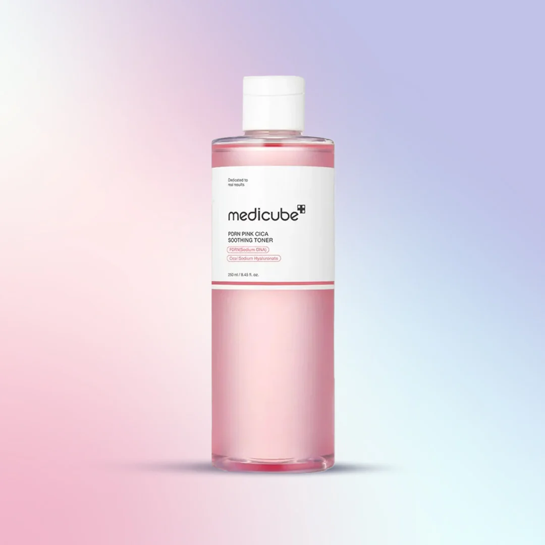 تونر PDRN صورتی مدی کیوب ـ مناسب انواع پوست