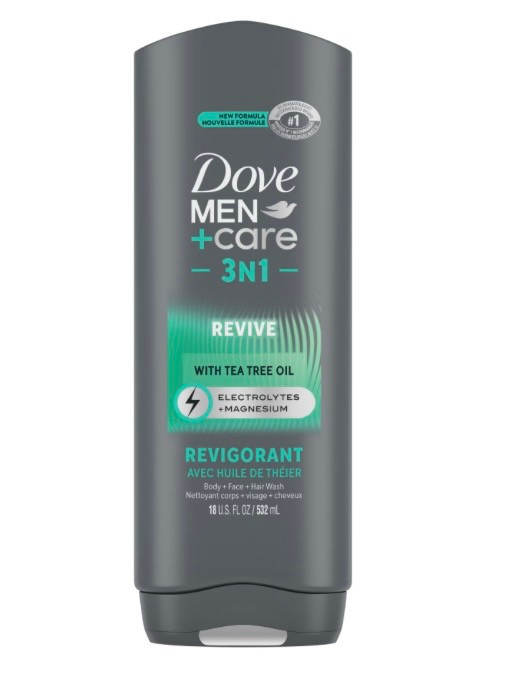 شامپو سه کاره سر و صورت وبدن داو Dove مدل Revive